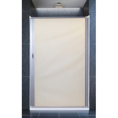 Porte de douche à rouleau 40'' x 57" grise